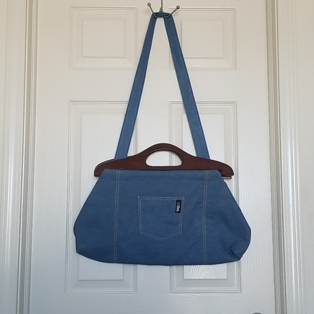 Vtg Demin Boho Crossbody